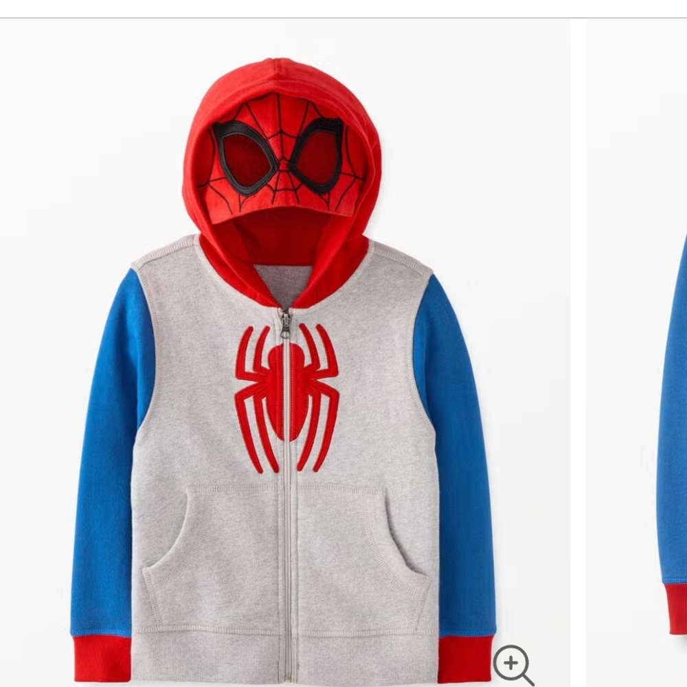 Hanna Andersson Red and Blue Spider Hoodie